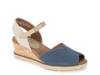 Odetta Espadrille Wedge Sandal Navy view