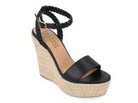 Andiah Espadrille Wedge Sandal Black view