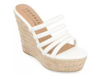 Cynthie Espadrille Wedge Sandal White view