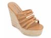 Cynthie Espadrille Wedge Sandal Dark Brown view