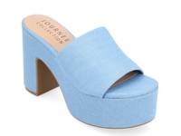 Enyya Platform Sandal Blue view
