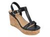 Matildaa Platform Wedge Sandal Black view