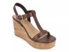 Matildaa Platform Wedge Sandal Dark Brown view