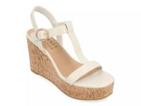 Matildaa Platform Wedge Sandal Off White view