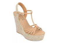Yara Espadrille Wedge Sandal Dark Brown view