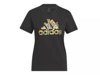 Floral Badge of Sport Women's Graphic T-Shirt Black view