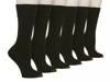 Cambridge Men's Crew Socks - 6 Pack Black view