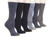 Cambridge Men's Crew Socks - 6 Pack Navy/Blue/Grey view