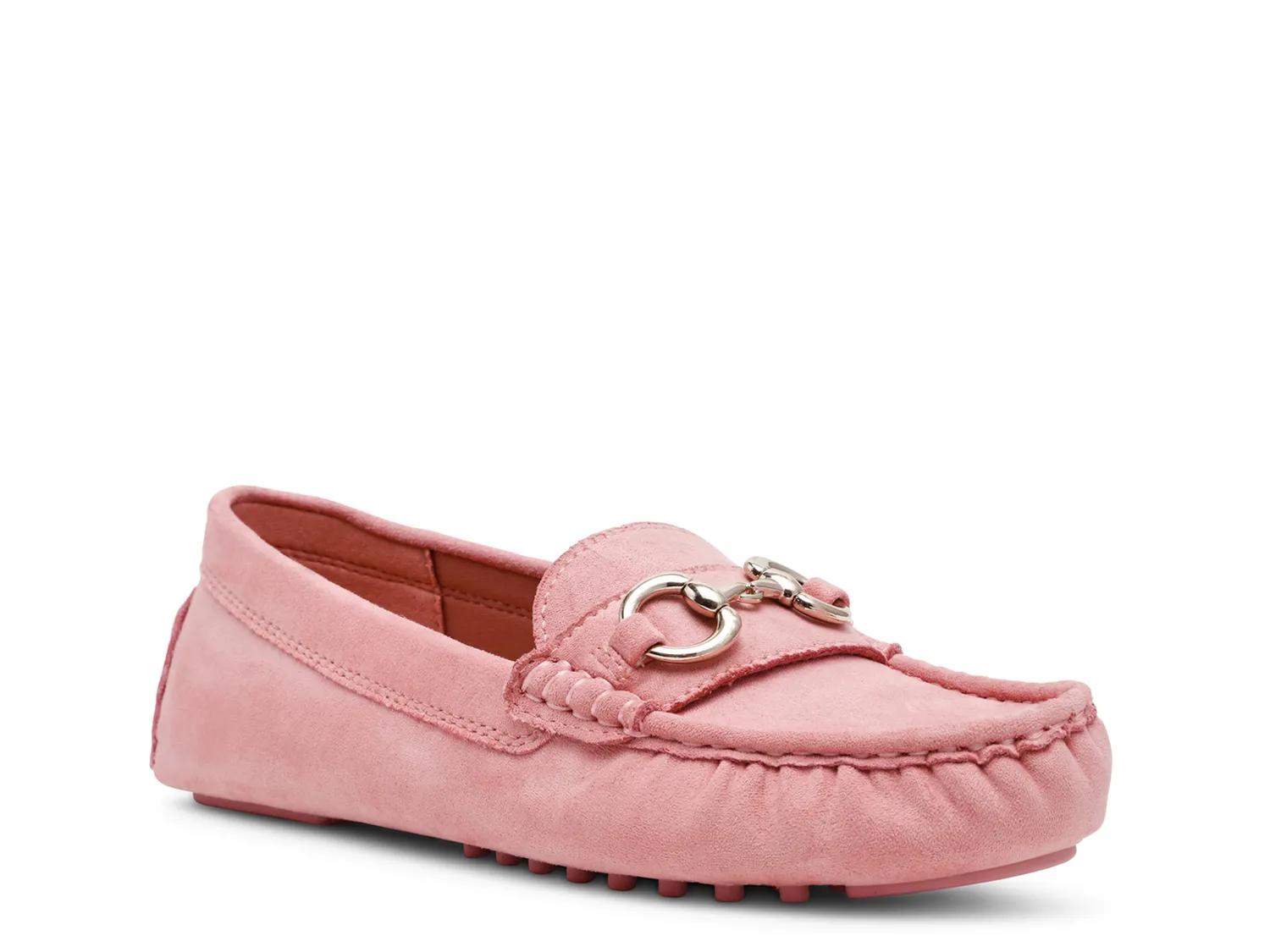 Anne Klein Chrystie Loafer | Women's | Light Pink Fabric | Size 5 | Flats | Loafers