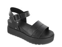 Maya Platform Sandal Black view