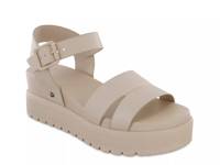 Maya Platform Sandal Off White view