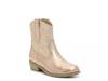 Liv Western Boot - Kids' Rose Gold Metallic view