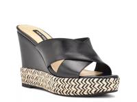Hues Wedge Sandal Black view