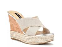 Hues Wedge Sandal Off White view