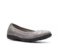 Meadow Opal Ballet Flat Pewter Fabric view