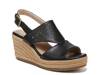 Ocean Espadrille Wedge Sandal Black view