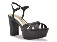 Haylo Platform Sandal Black view