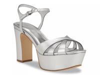 Haylo Platform Sandal Silver Metallic view