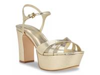 Haylo Platform Sandal Gold Metallic view
