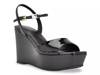 Zione Wedge Sandal Black view