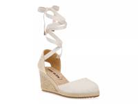Zia Wedge Sandal Natural Beige/Silver view