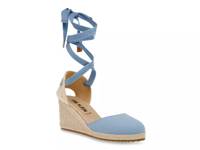 Zia Wedge Sandal Blue view