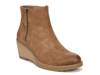 Chloe Wedge Bootie Light Brown Synthetic view