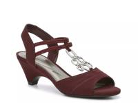 Elania Slingback Sandal Burgundy view