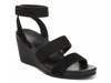 Genn Ignite Wedge Sandal Black Nubuck Leather view