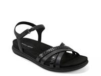 Dottle Wedge Sandal Black view