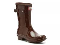 Original Short Gloss Rain Boot - Women's Dark Brown view