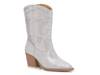 Starry Cowboy Boot Silver Metallic view