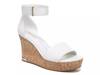 Clemens Cork Wedge Sandal White view