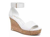 Clemens Cork Wedge Sandal White view