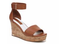 Clemens Cork Wedge Sandal Cognac view