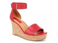 Clemens Cork Wedge Sandal Red view