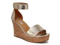 Clemens Cork Wedge Sandal Yellow view