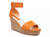 Clemens Cork Wedge Sandal Orange view