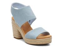 Majorca Espadrille Platform Sandal - Women's Light Blue view