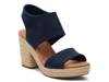 Majorca Espadrille Platform Sandal - Women's Navy view