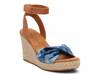 Marisela Espadrille Wedge Sandal - Women's Navy Tie-Dye view