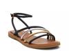 Willa Sandal Black/Gold/Silver view