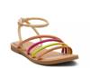 Willa Sandal Natural Beige/Yellow/Pink view