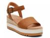 Diana Wedge Sandal - Women's Brown view