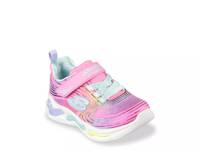 Wavy Beams Slip-On Light-Up Sneaker - Kids' Pink view