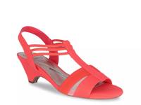 Estrella Sandal Hot Coral view