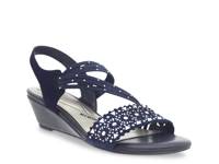 Gatrina Wedge Sandal Navy view