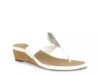 Rocco Wedge Sandal White view