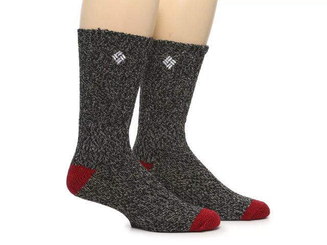 Wool-Blend Crew Socks - 2 Pack