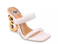 Raddle Sandal White/Gold view